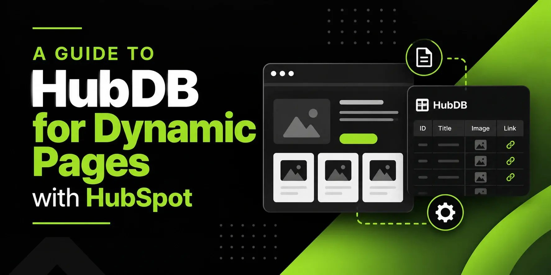 HubDB for Dynamic Pages
