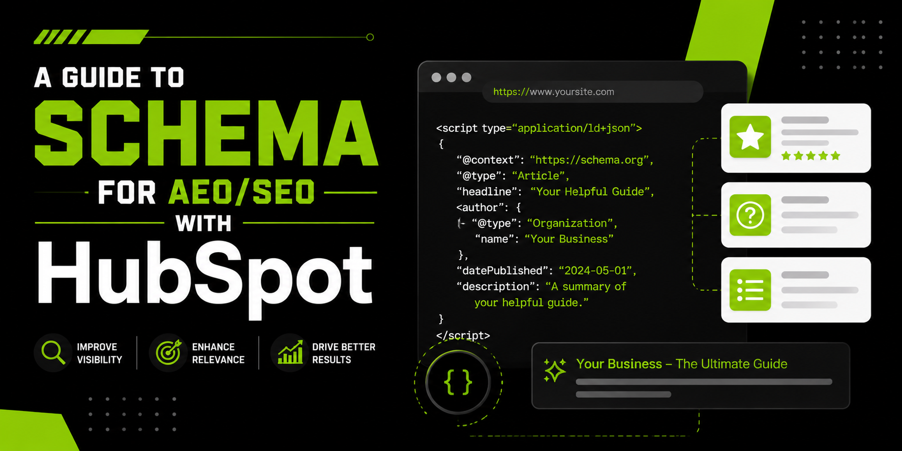A Guide to Schema SEO AEO Resource Header